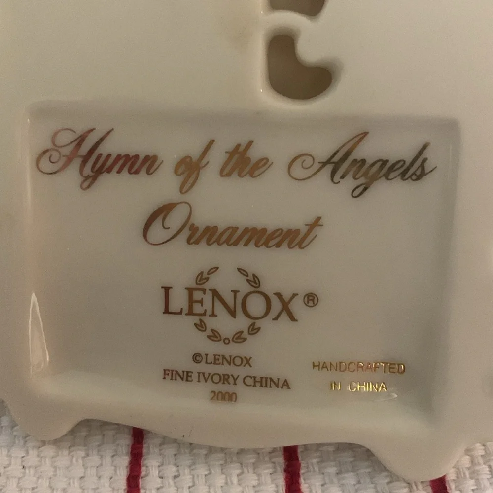 Lenox Hymn of The Angels Ornament - Picture 3 of 5